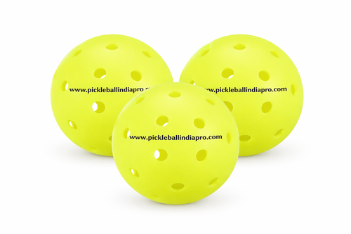 Premium Outdoor Pickleballs - 3 Pack
