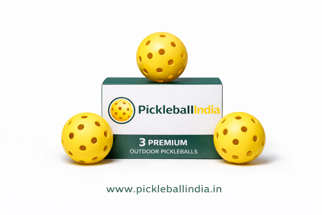Premium Outdoor Pickleballs - 3 Pack